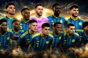 Grupo de hinchas de la Selección Colombia viajando por México y Miami durante el Mundial 2026, viviendo una experiencia turística y futbolera en el paquete de 3 partidos.